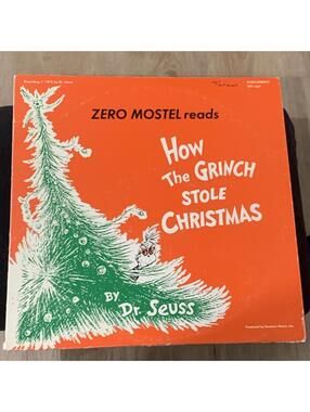 How The Grinch Stole Christmas LP Dr. Seuss 1975 w/ Inner, And Christmas Songs